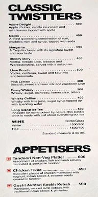 High Point Bar & Restaurant menu 1