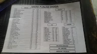 Shere Punjab Dhaba menu 1