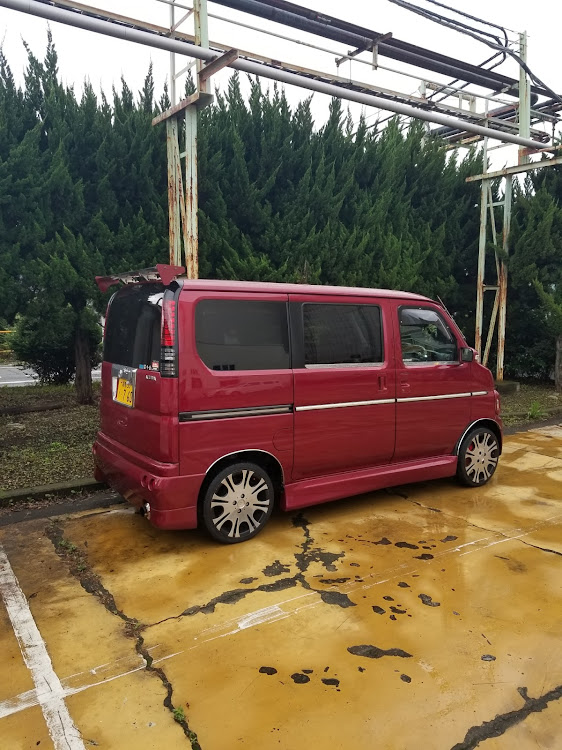 バモスの会社の駐車場・ドアもげたFX 笑に関するカスタム事例の投稿画像2枚目