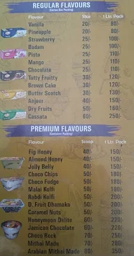 The Max Ice Cream menu 5