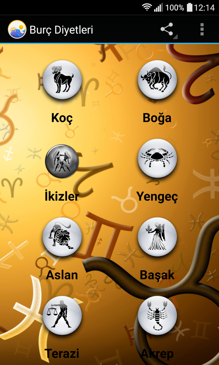 Burç Diyetleri Screen 1