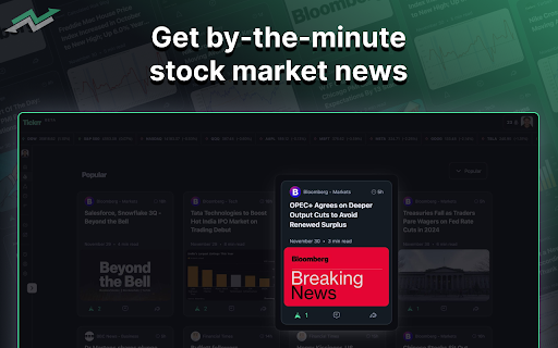 Tickrr.io | One-Click Stock Market News