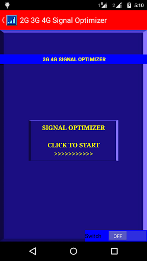 4G 3G Signal Optimizer Prank