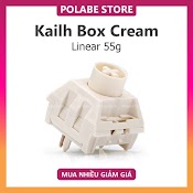 Công Tắc Kailh Box Cream Linear Switch Công Tắc Bàn Phím Cơ Novelkeys Cream Box Kailh Switch - Polabe Store