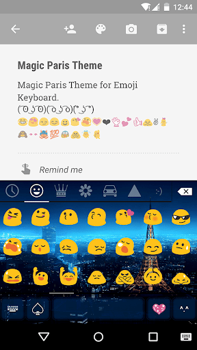 Magic Paris Emoji Keyboard