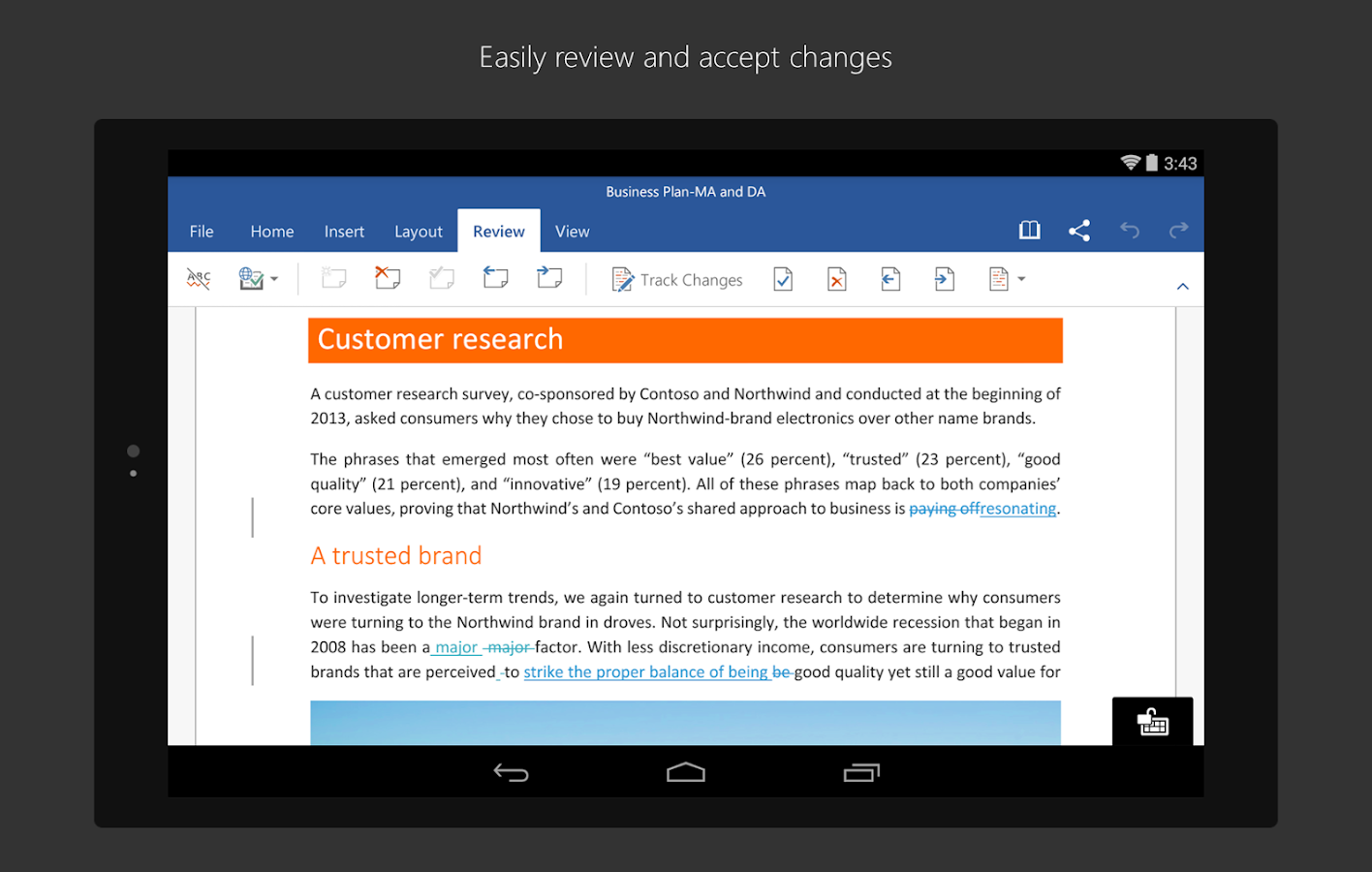 microsoft word for android free download