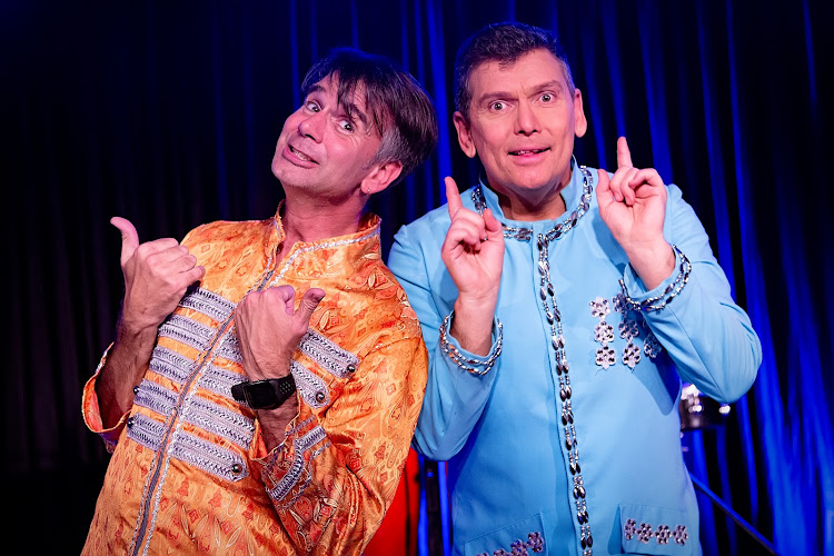 Gino Fabbri, left, and Ian von Memerty are teaming up for another comedy show. 'Unleashed' will be performed in both Port Elizabeth and East London