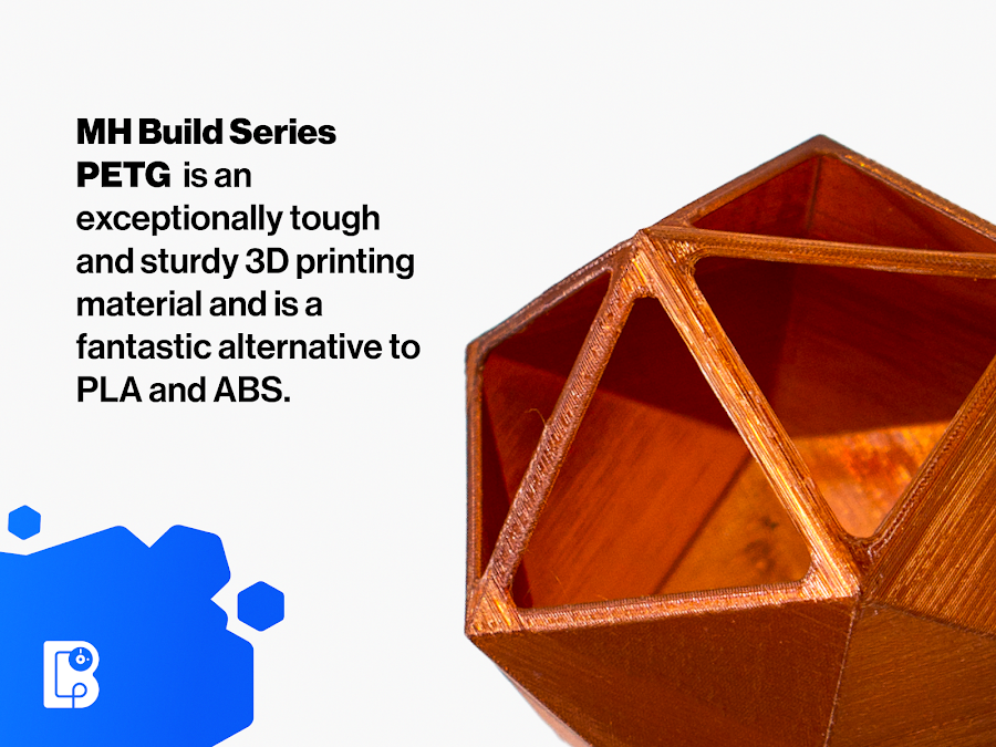 Translucent Orange MH Build Series PETG Filament - 1.75mm (1kg)