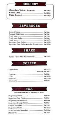 Duke's Diner Cafe menu 1