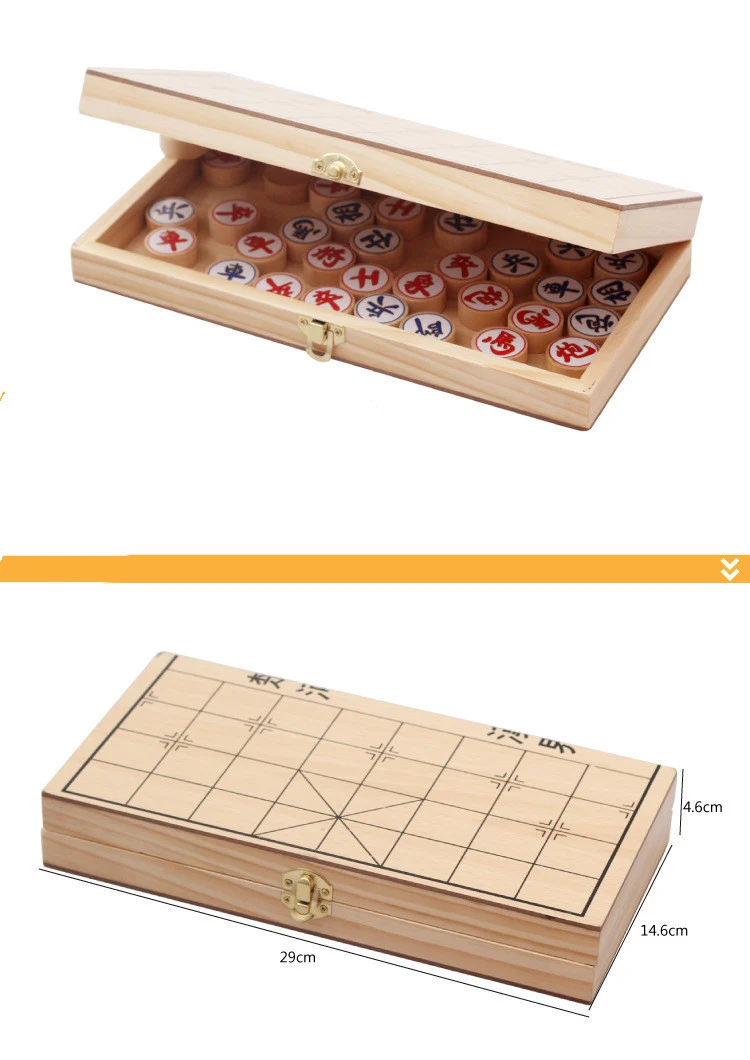 Title 1, Échiquier Chinois Pliable en Bois Portable. Pro...