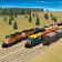 Train and rail yard simulator icon