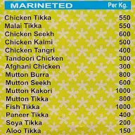 Saleem's Restaurant menu 1