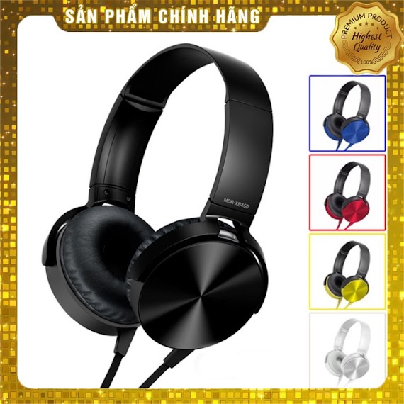 Tai Nghe Chụp Tai Xb450 - Extra Bass - Tai Nghe Bass (Có Mic)