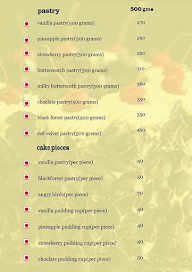 Sri Lakshmi Rama Sweets & Bakery menu 1