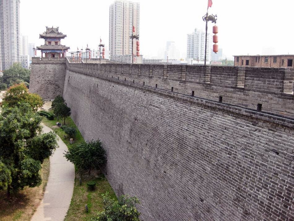 Xian Ming Wall, às muralhas de Xian