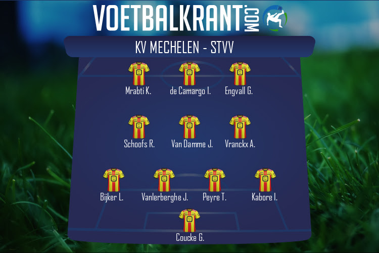 Opstelling KV Mechelen | KV Mechelen - STVV (26/09/2020)