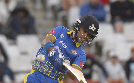 JP Duminy of the WSB Cape Cobras during the RAM SLAM T20 Challenge match between WSB Cape Cobras and VKB Knights at PPC Newlands on November 26, 2017 in Cape Town, South Africa.