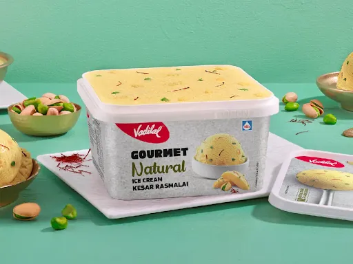 Kesar Rasmalai Ice Cream [1 Tub, 1 Litre]