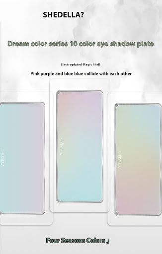Title 10, Ten Color Eyeshadow Palette Matte Thin and Glit...