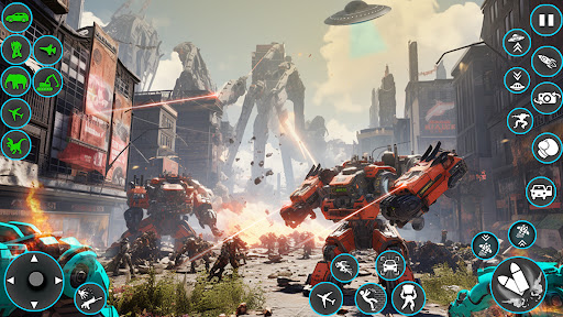 Screenshot Spaceship Robot Transform Game