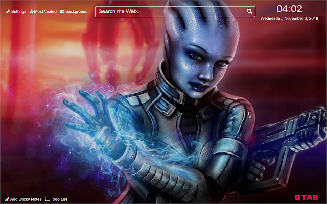 Mass Effect Wallpaper for New Tab