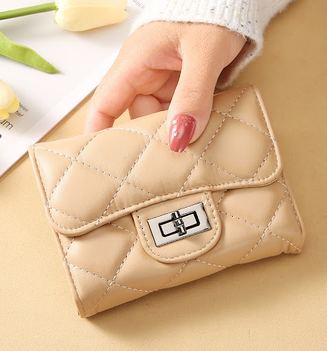 Title 16, Womens Classic Style Rhombus Wallet Short Clut...