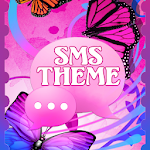 Cover Image of Download Theme Butterflies GO SMS Pro 2.9 APK