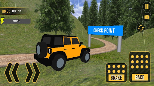 Screenshot Uphill Jeep Stunt Simulator