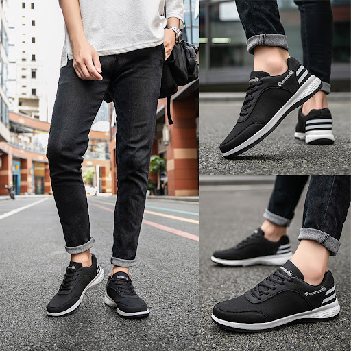 Title 17, Casual Breathable Running Shoes, Wear-resistant...