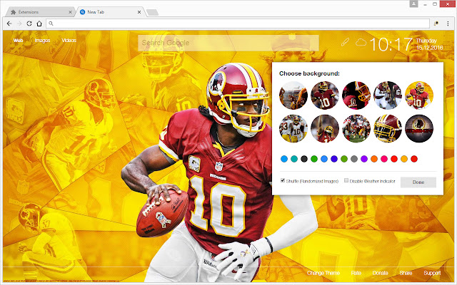 NFL Washington Redskins Wallpapers HD New Tab