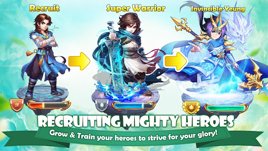 Idle Three Kingdoms : Samkok Heroes 9.0 APK + Mod (Free purchase) for Android