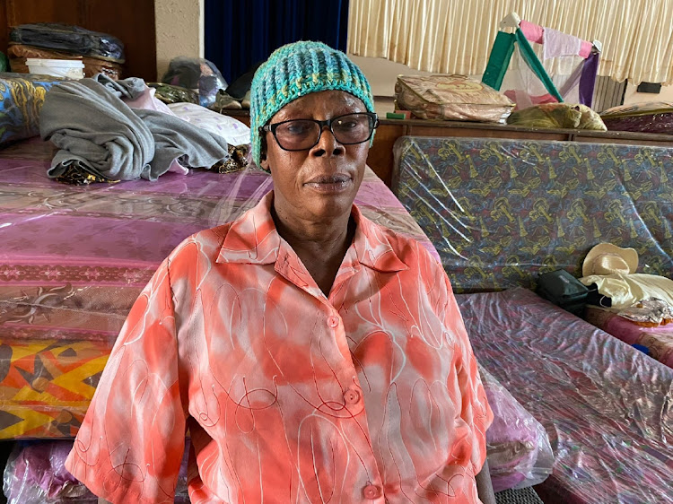 Johanna Masoga fears her family will not enjoy a Christmas meal next month after a fire that ravaged her home destroyed R1000 in cash she had set aside.