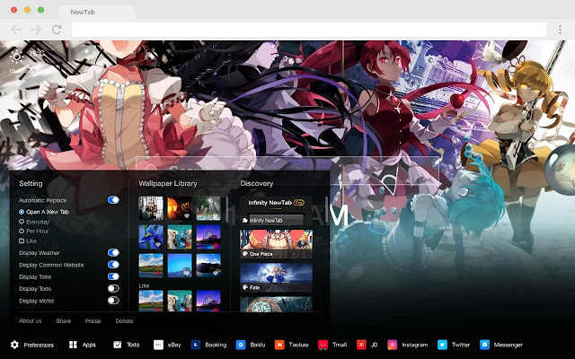 Kyōko Sakura Pop HD Anime New Tabs Themes