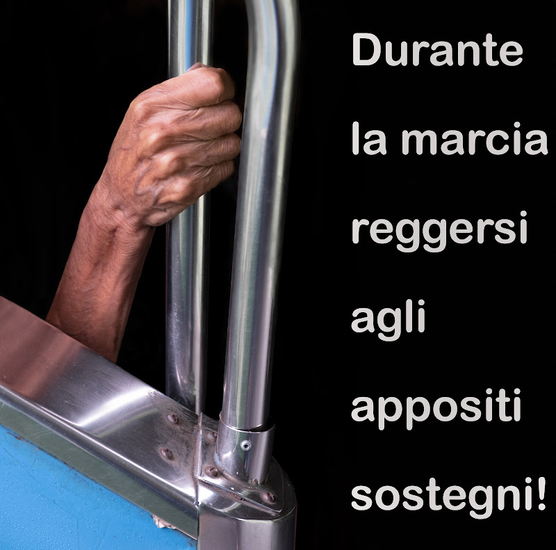 Durante la marcia reggersi agli appositi sostegni! di tonino_de_rubeis