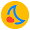 Elementets logobillede for Mørk tilstand til Google Meet ™