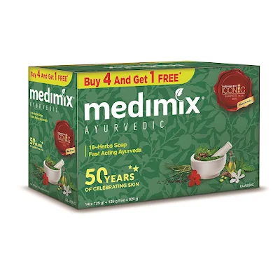 Medimix Bathing Soap - Ayurvedic Soap With 18 Herbs - 2 x 125 gm