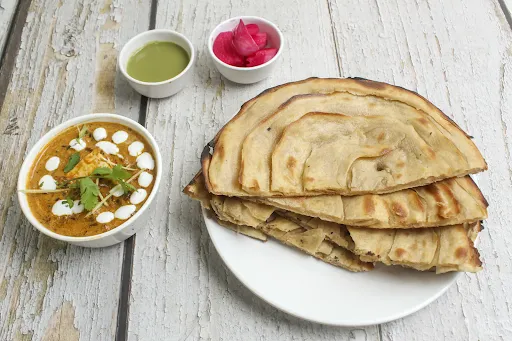 Paneer Butter Masala With 2 Lachha Paratha