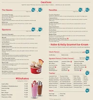 Huber & Holly menu 2