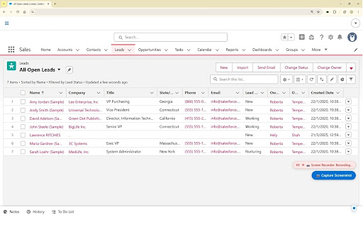 Salesforce Screen Recorder screenshot 3