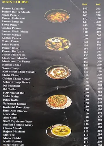 Fullon Punjab Pure Veg menu 