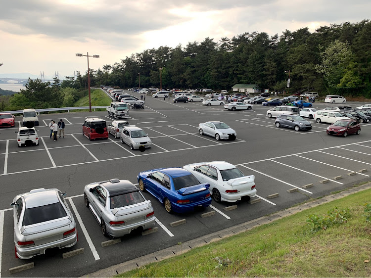 インプレッサ WRXの新潟からの客人！・鷲羽山・カフェ•アトリエに関するカスタム事例の投稿画像10枚目