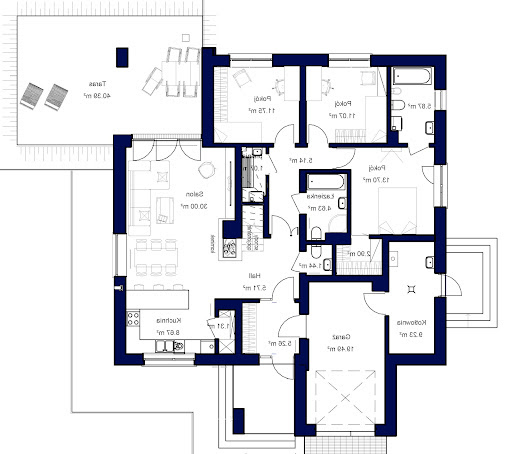 Domidea 1 w5 - Rzut parteru