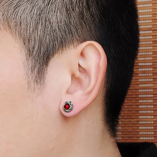 Title 3, S925 Sterling Silver Panlong Creative Stud Earr...