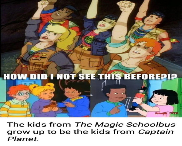 Captian Planet - Magic School bus