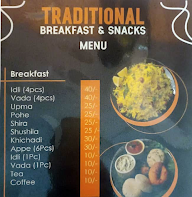 Traditional Breakfast And Snacks menu 1