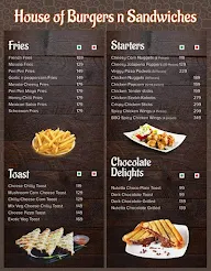 House Of Burgers N Sandwiches menu 2