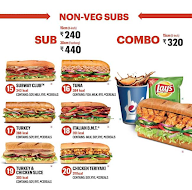 SUBWAY VVIP MALL menu 2