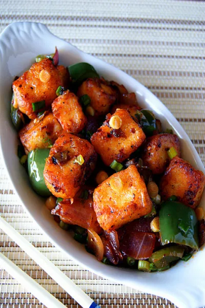 Paneer Chilli Dry (12/18 Pcs)