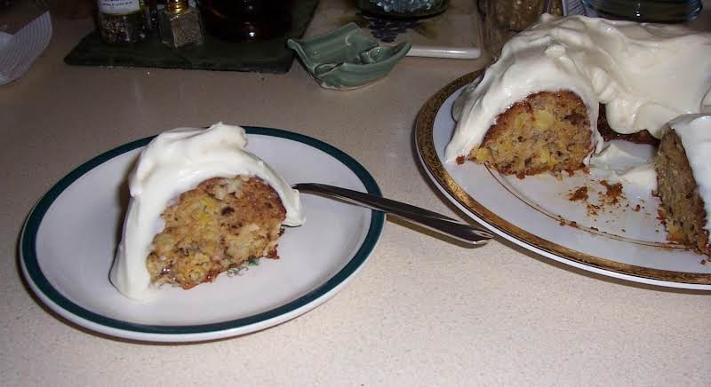 Carrot & Pineapple Bundt Cake