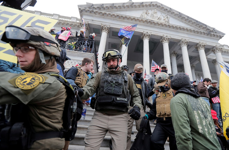 The only other person to plead guilty so far was Jon Schaffer (not in the picture), founder of the band Iced Earth and a founding member of the far-right Oath Keepers militia.